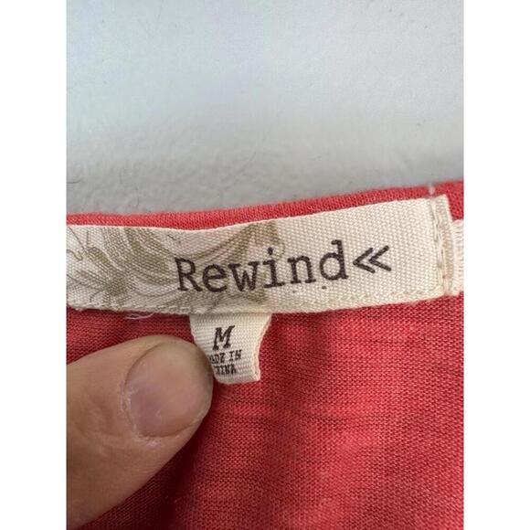 Swiftie showgirl Orange Rewind Top Med Crochet hem Boho - Picture 2 of 3